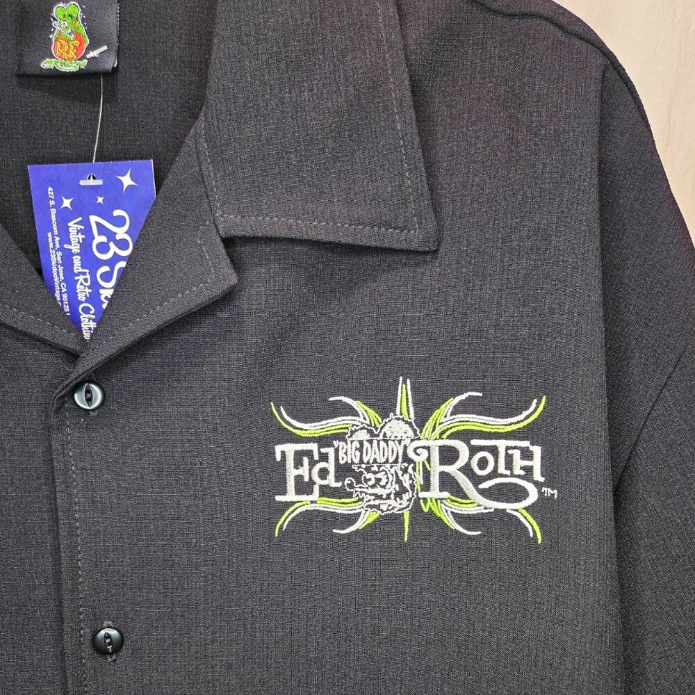 Rat Fink Ed Roth Racer Button Up XL - Picture 4 of 5